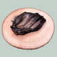 Dried cows ear with fur natural dog treat