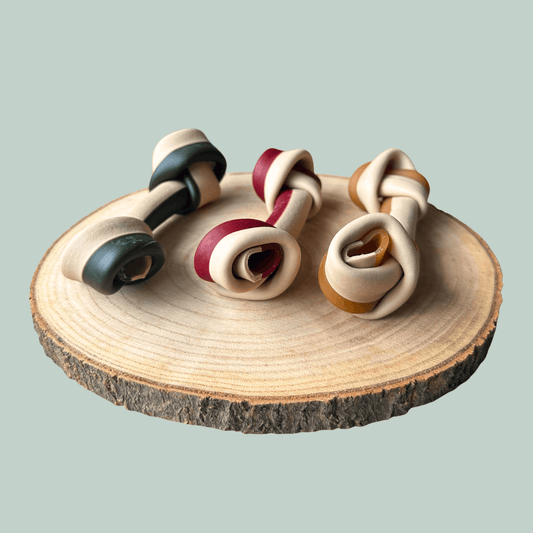 Large Veggie Knotted Bone