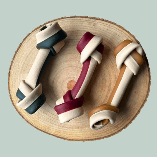 Large Veggie Knotted Bone